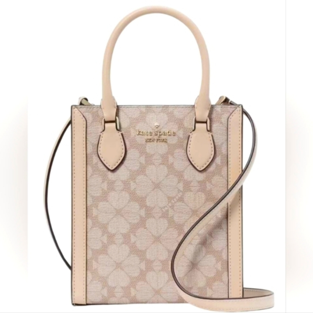 NWT!! KATE SPADE SPADE GORGEOUS FLOWER SC MINI TOTE!